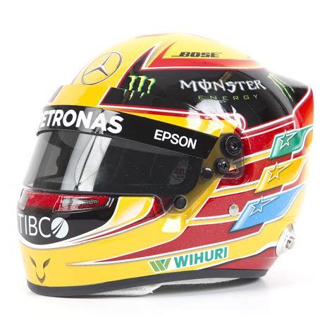 lewis hamilton miniature helmet.